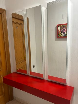 Mueble entrada 3 espejos