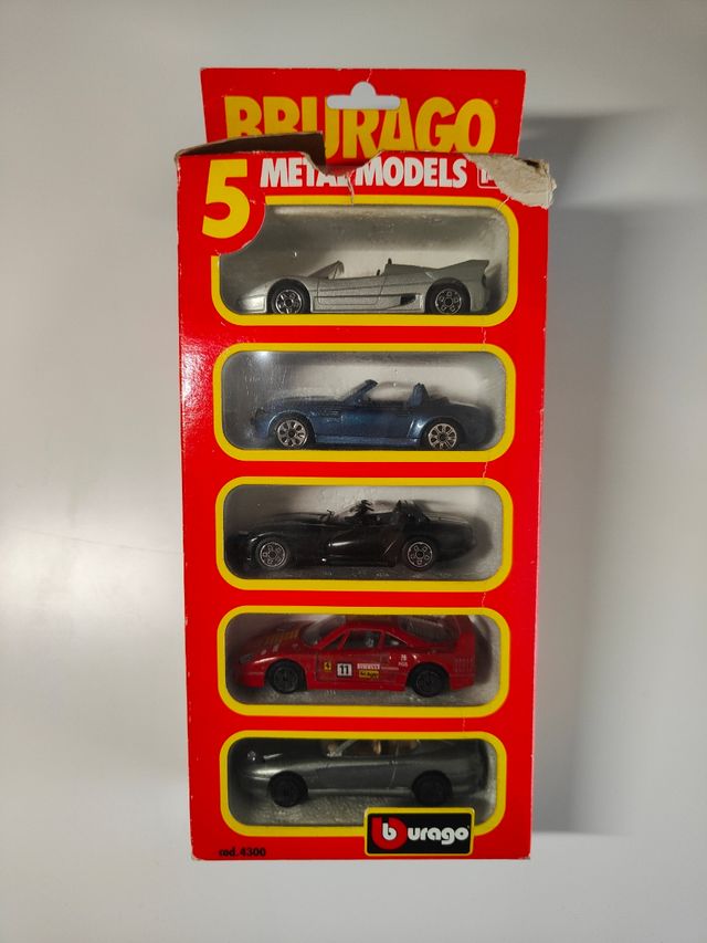 Pack 5 Coches Burago 