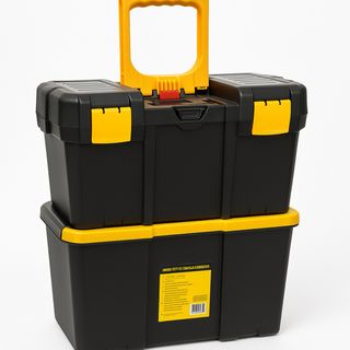 Caja herramientas 2 niveles.Con bandeja y ruedas.