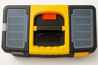 Caja herramientas 2 niveles.Con bandeja y ruedas.