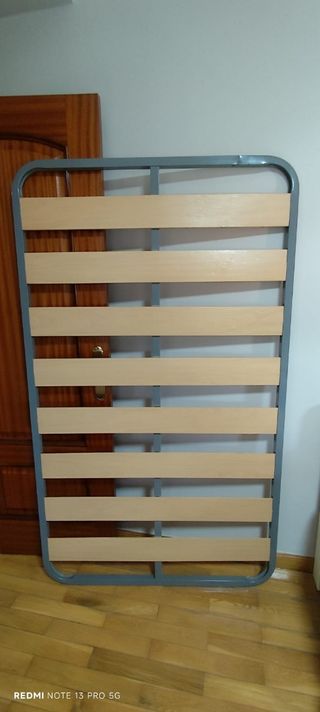 Somier lamas 105cm - Metal y madera