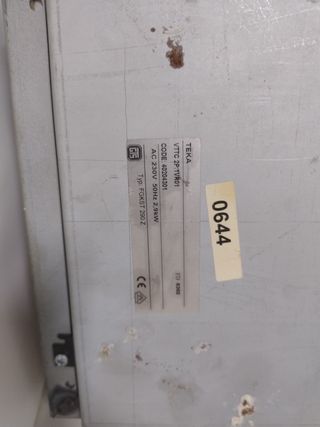 Vitrocerámica TEKA 2 fuegos.