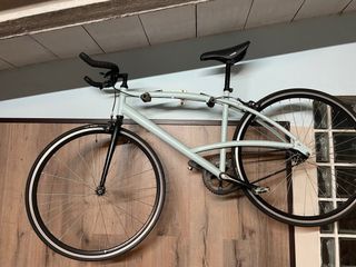 Bicicleta Fixie Verde Agua