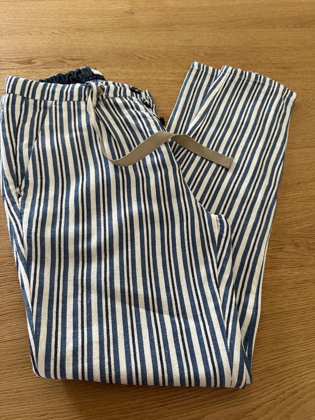 Pantaloni Hermitage a righe blu tg 44