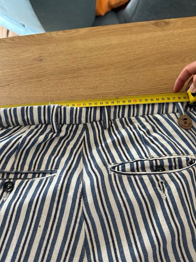 Pantaloni Hermitage a righe blu tg 44