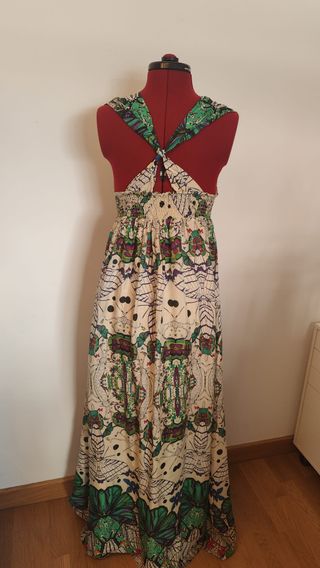 Vestido largo MNG Suit estampado S