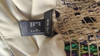 Vestido largo MNG Suit estampado S