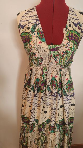 Vestido largo MNG Suit estampado S