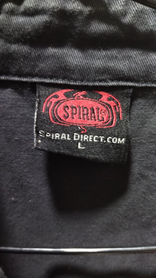 Chaleco negro calavera-talla L