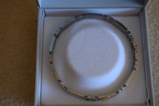 Pulsera Versace dorada y plateada