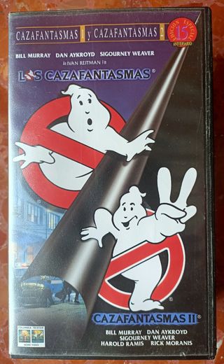 CAZAFANTASMAS I & II VHS
EDICIÓN. 15 ANIVERSARIO 