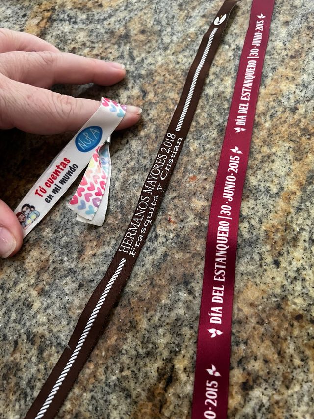 Pulseras tela: Hermanos Mayores & Día del Estanque