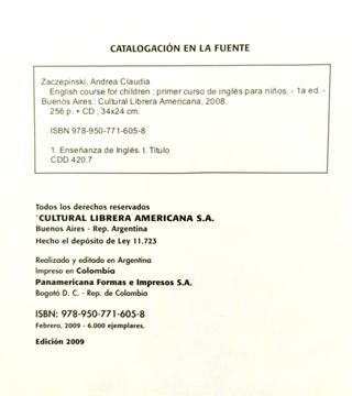 English First Course for Children.