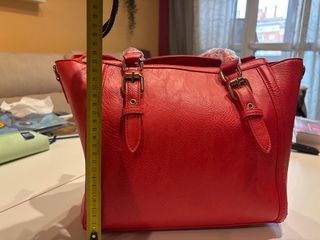 Bolso Cortefiel rojo