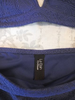 Biquini Etam azul en dos tonos S-M