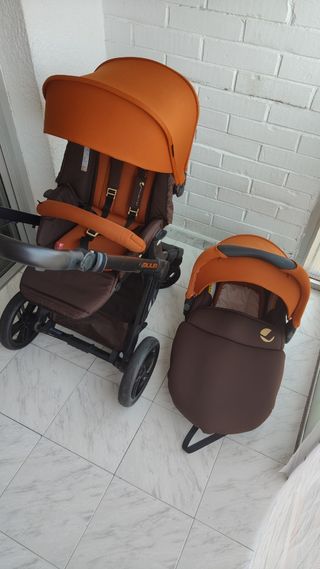 Carro Jané Muum+Maxicosi+plástico lluvia+parque