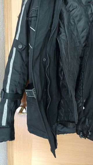 Chaqueta moto KUM negra