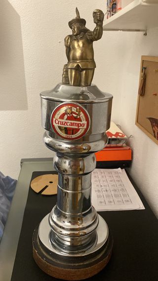 Tirador cerveza Cruzcampo antiguo
