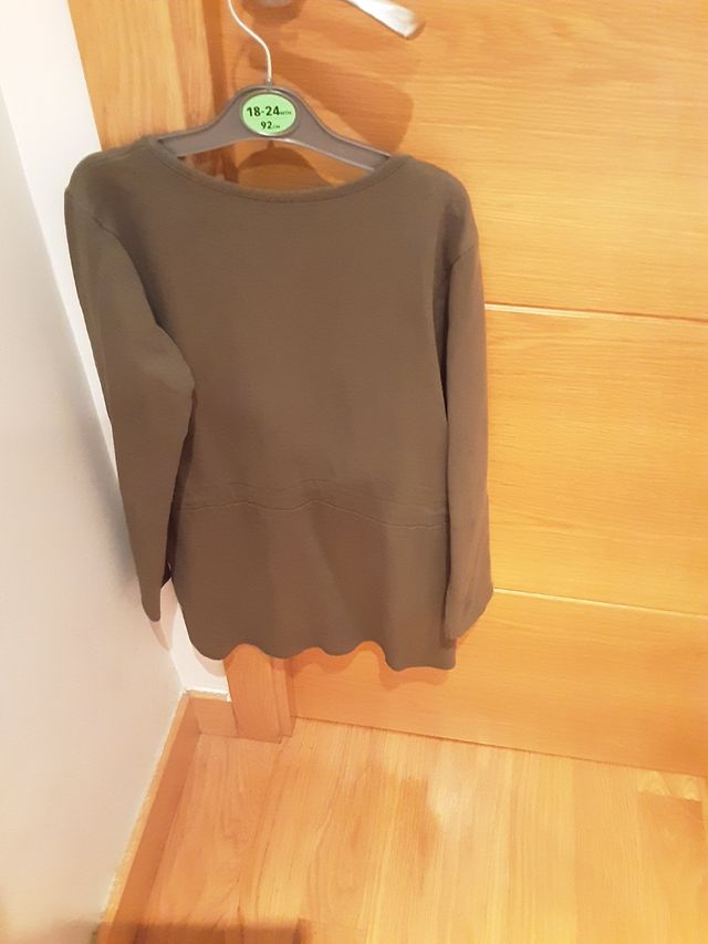 Vestido niña manga larga