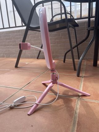 Aro Luz LED Rosa - Selfie