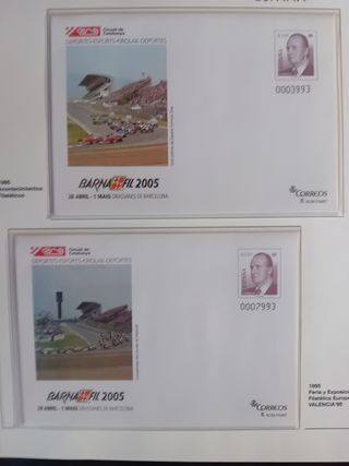 2 numeri interi postali Barnafil 2005 P.D.