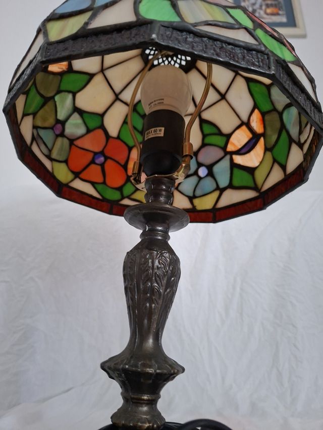 Lámpara Tiffany multicolor