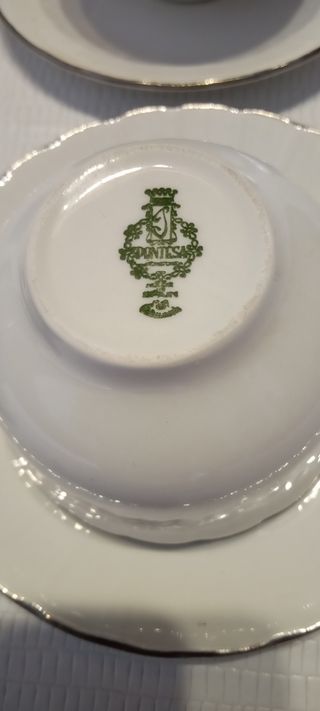 Juego café porcelana.
