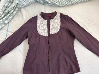 Camisa Laga burdeos algodón 100%