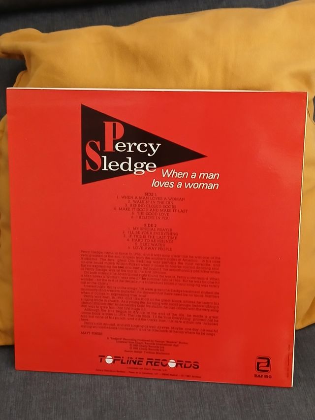 Vinilo Percy Sledge - When a Man Loves a Woman