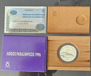 Moneda 1000 Pesetas Juegos Paralímpicos 1996