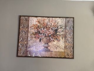 Cuadro vintage floral