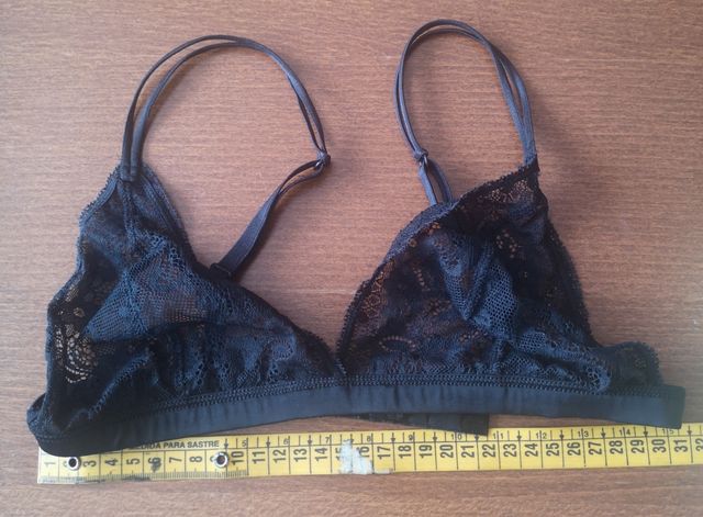 Bralette Tezenis negro encaje