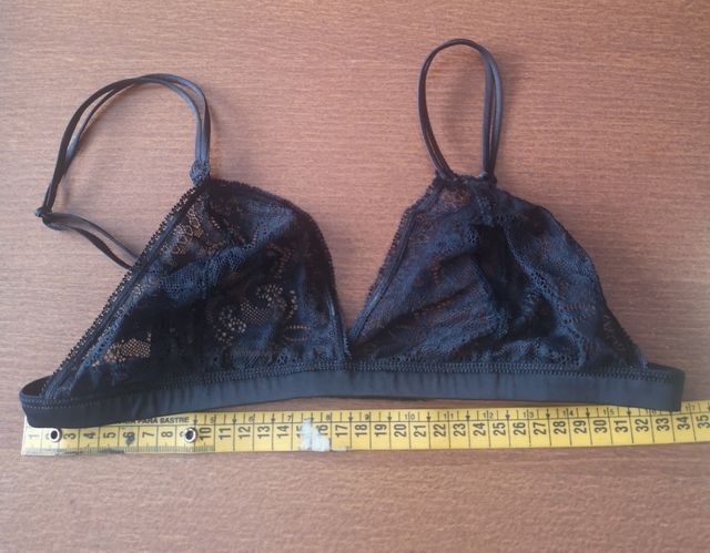 Bralette Tezenis negro encaje
