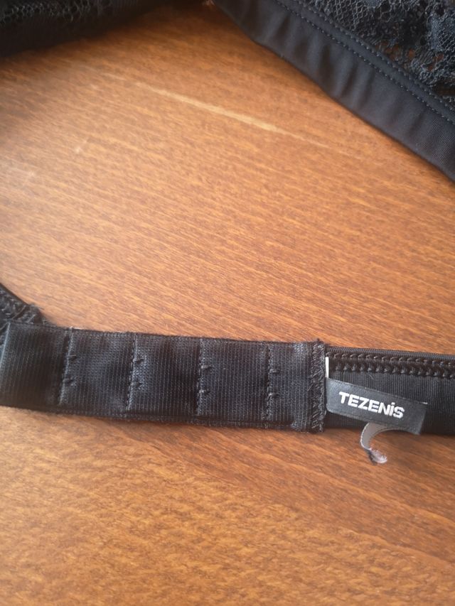 Bralette Tezenis negro encaje