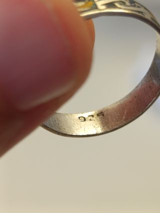 Anillo plata 

