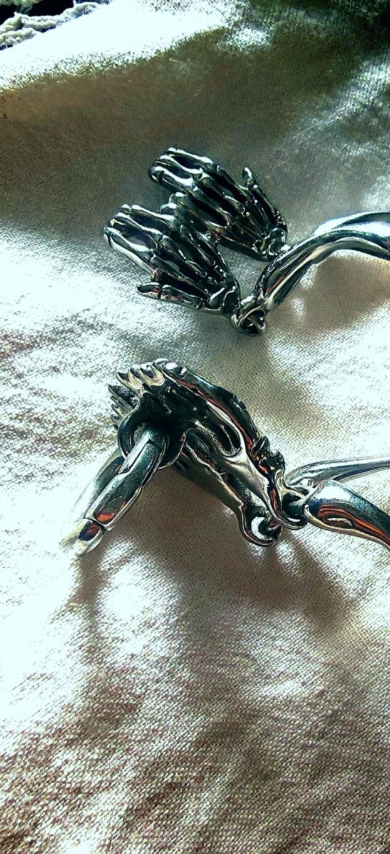 Bracciale scheletro argento