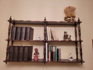 Estantería librería vintage madera