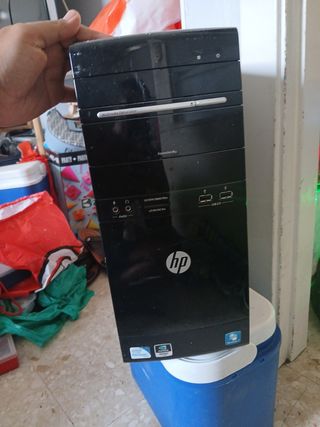 Torre HP ordenador negra