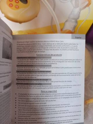 Sacaleches eléctrico Kinyo Wise-Calm