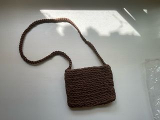 Bolso crochet marrón