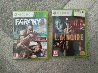 Juegos Xbox 360: Far Cry 3 & L.A. Noire