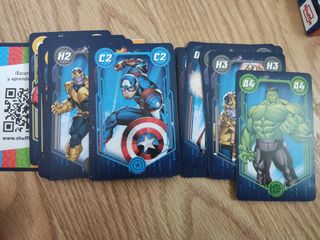 Juego Cartas Avengers Marvel