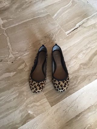 Bailarinas Massimo Dutti - Piel - 36