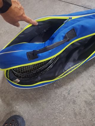 Pack raqueta tenis(Tecno) funda Artengo raqueta  