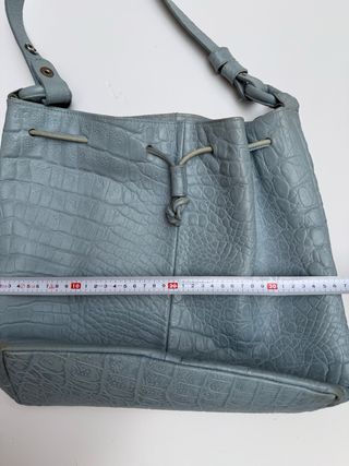 Bolso Vaporetto Azul - Piel