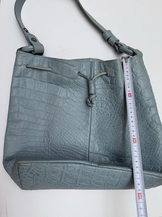 Bolso Vaporetto Azul - Piel