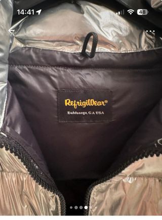Giubbotto Refrigiwear argento Tg S