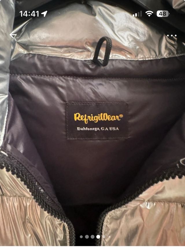 Giubbotto Refrigiwear argento Tg S