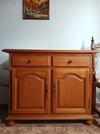 Mueble madera 2 cajones