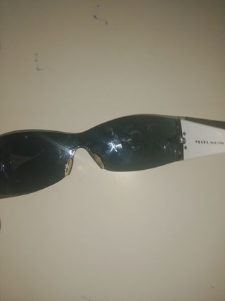 Gafas Prada - Gris y Blanco